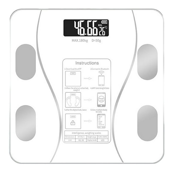Ohufall Digital Body Weight Scale Body Fat Scale Bathroom Scale Precise Weighing Scale For Daily Home Health Check