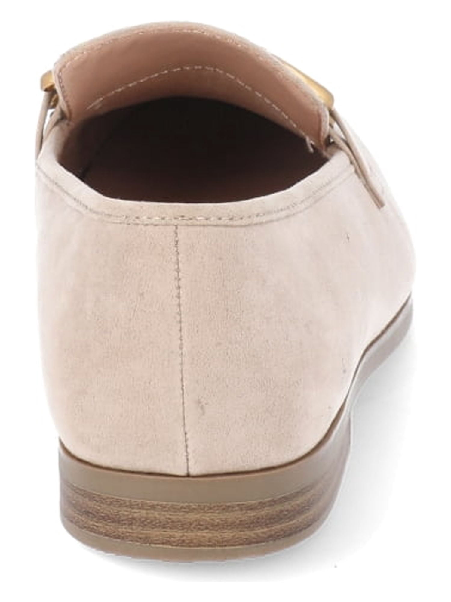 Time and Tru Women's Faux Leather Buckle Loafers
