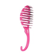 Wet Brush Hair Detangler, Pink Glitter, Soft Bristle Hair Brush for All Hair Types, 1 Ct