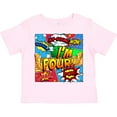 thumbnail image 3 of Inktastic I'm Four Comic Book Boys or Girls Toddler T-Shirt, 3 of 5