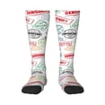 thumbnail image 1 of Balery Stamp Set Collection Calcetines novedosos Calcetines deportivos Calcetines hasta la rodilla Calcetines de algodón Calcetines originales y geniales, 1 of 6