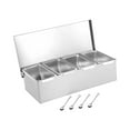 thumbnail image 3 of Caja organizadora de condimentos BLESIY recipiente para especias 4 rejillas Acero inoxidable, 3 of 8