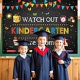 thumbnail image 4 of Kindergarten Welcome Back to School Backdrop Watch Out Here I Come Preschool First Day of School Background Welcome Back Party Decorations Banner Photo Booth Props, 4 of 5