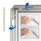 thumbnail image 2 of Marco de aluminio abierto para carteles, marco publicitario para ascensores, marco para certificados de licencia comercial A3, marco de fotos A4 para colgar en la pared, 2 of 5