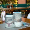 thumbnail image 6 of WOBOGO Size Combo Candle Flickering Flameless with Remote Control and Timer for Romantic Atmosphere A Snowman with A Horse, 6 of 7