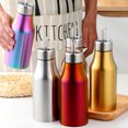 thumbnail image 3 of Reheyre Leakproof Olive Oil Dispenser - Handheld, Dustproof, High Temperature Resistant, 304 Stainless Steel Vinegar Pourer Bottle for the Kitchen, 3 of 8