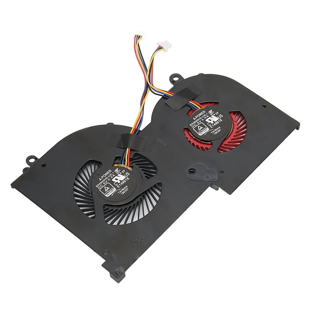 Ventilador de refrigeración CPU GPU de 4 pines, buena disipación de calor, ventilador de refrigeración para portátil para MSI Gs65 MS 16Q2 para 16q2 Cpu Cw para 16q2 Gpu Cw GPU