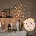 thumbnail image 3 of Lighting LED Branch Lights 3 Pack 60 LEDs Decorative Branches Battery Operated with Timer Brown Willow Twig Lighted Branches Warm White Artificial Twig Lights for Home Party Wedding Christmas Holiday, 3 of 9