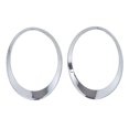 thumbnail image 2 of Headlight Trim Rings, Left Right ABS PP Headlight Bezel Cover for MINI Clubman F54 2014 2019, with OEM 51137351371 51137351372, Direct Replacement for Cracked Weathered Trim, 2 of 7
