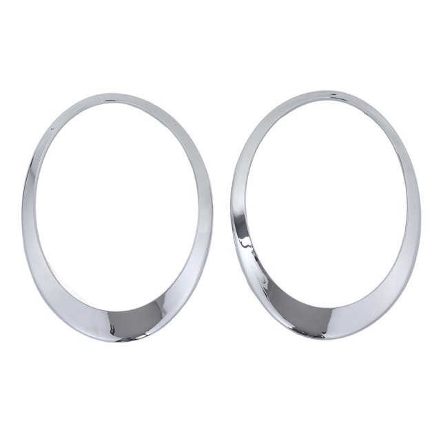 Anillo embellecedor de faro izquierdo y derecho Bisel de faro 51137351371 para Clubman F54 2014-2019 Electroplateado