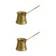 thumbnail image 4 of Naiovety Copper Plated Turkish Coffee Pot Anti Hot Handles Stovetop for Cafe Home Tipo 2 2piezas, 4 of 6