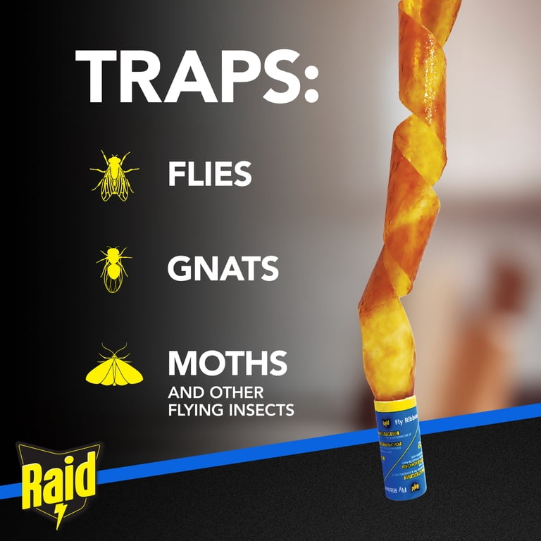 Rictus Tiding foil 4枚 Raid, Fly Ribbons, 4 Count, Effective for Kitchen and Food Prep