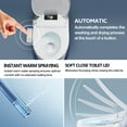thumbnail image 3 of WLJBIDET Electric Bidet with Heated Toilet Seat,Instant Heated Water&Warm Air Drying,Temperature Adjustable,Side Panel Control,Night Light,Round, 3 of 8