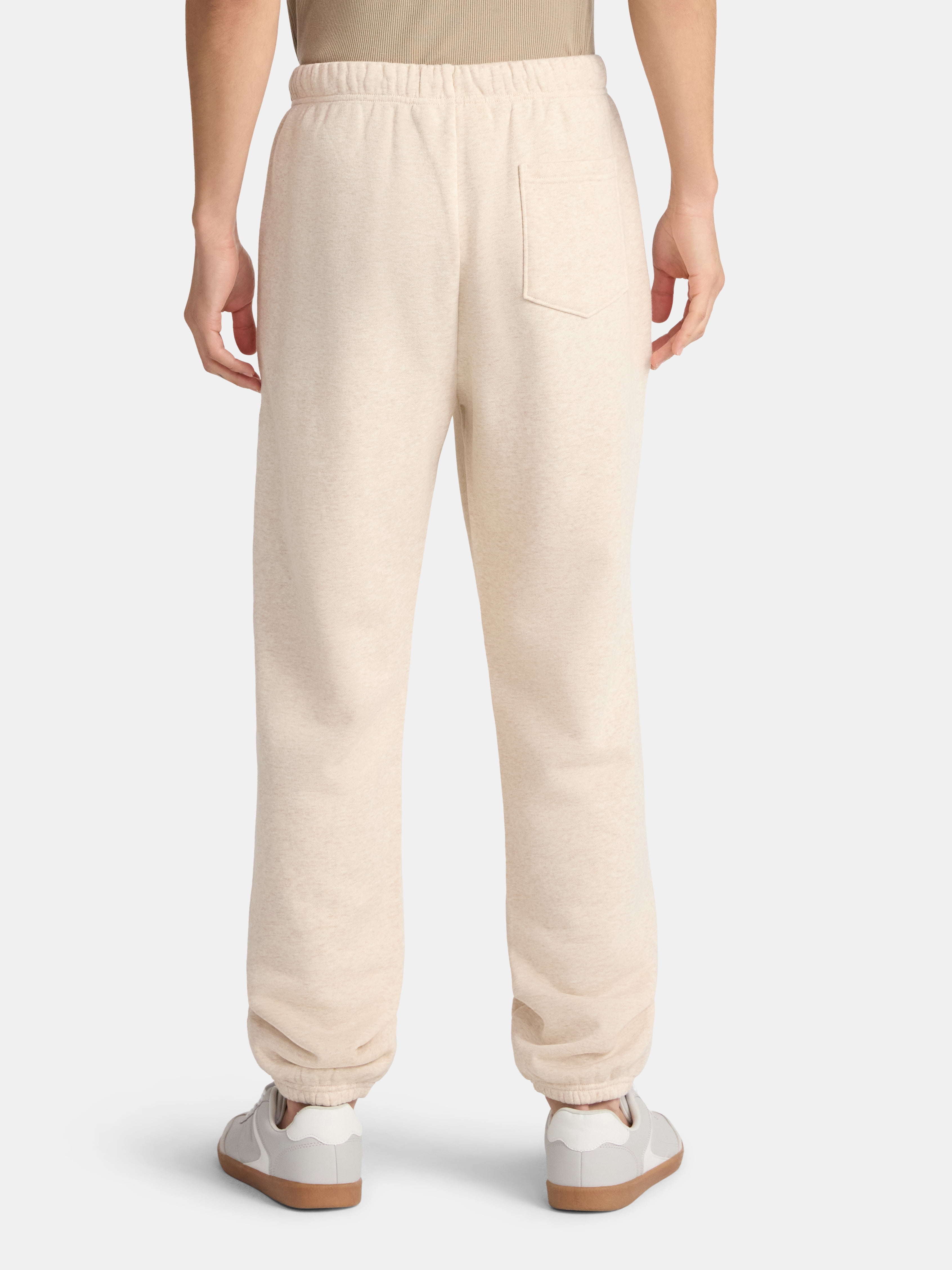 No Boundaries All Gender Soft Fleece Jogger Pants, 30" Inseam, Men's and Big Men's