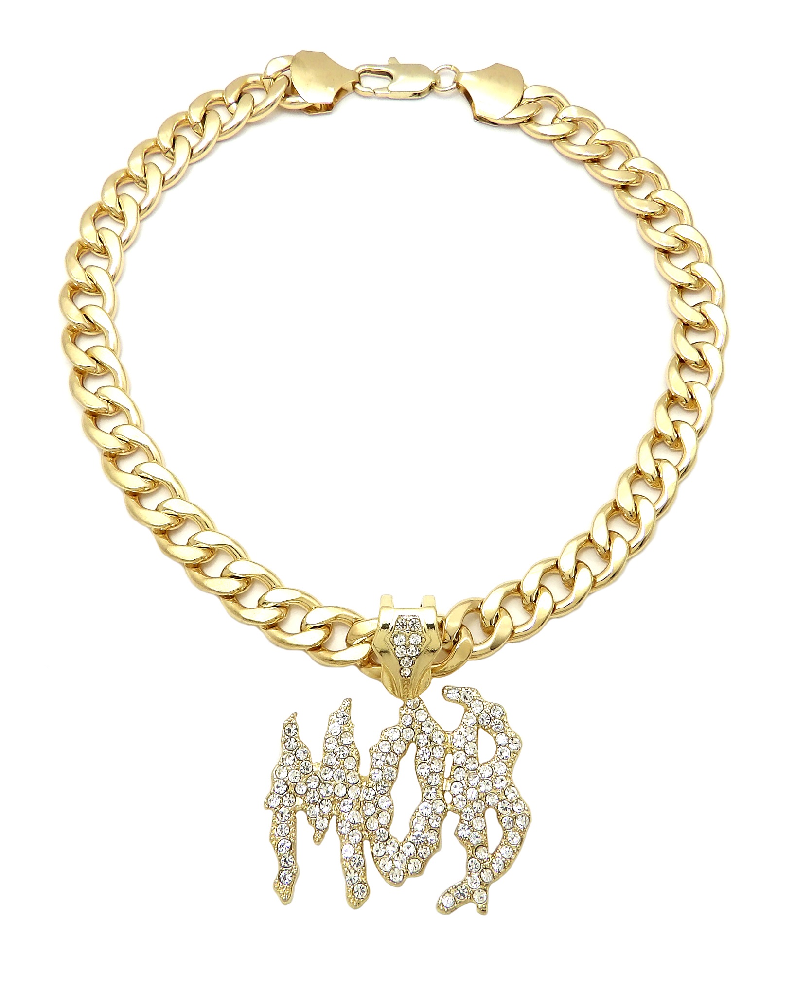 Hip Hop Fashion Icy Bling MOB Pendant 