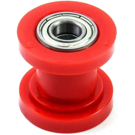 Mini Bike Wheels Aazon.co: Red 8 And 10 Chain Roller Pulley Tensioner Wheel Guide Tensor De Cadena De Moto