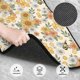 thumbnail image 3 of Balery Hippie Bee Honeycomb Juego de 4 Alfombrillas para Auto, Revestimientos de Caucho Resistente, Diseño Antideslizante, 3 of 7