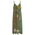 thumbnail image 5 of Gustav Klimt - Farm Garden With Sunflowers (1907) Sleeveless Dress dress summer bandage dress long sleeve dress Womens dresses, 5 of 6