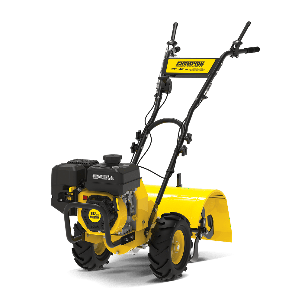 Champion Power Equipment 19Inch Counter Rotating Rear Tine Tiller with