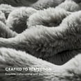 thumbnail image 4 of PatPat Throw Blanket for Couch Bed Fleece Plush Fuzzy Faux Fur Home Decoration Gift Bubble Soft Gray Throws Blankets Grey Large 60" x 70", 4 of 10