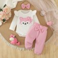 thumbnail image 3 of HCNTES Baby Girl Clothes Winter 3 6 9 12 18 Months Baby Girl Clothes Long Sleeve Fox Romper Set Cute Outfits Baby Clothes Girl, 3 of 7