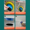 thumbnail image 4 of WinWay 1 Pce Joint de Toilette Anneau en Pvc Accessoires de Remplacement pour Rallonge, 4 of 10