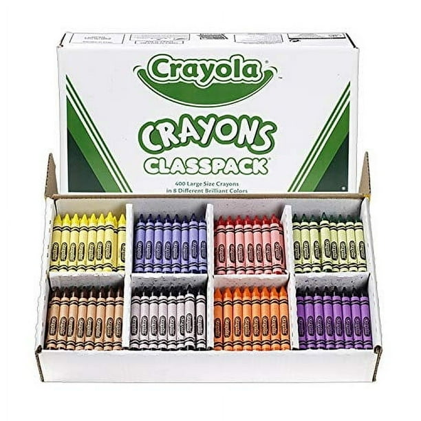 Crayola Classpack Classic - Lápices de colores Crayola 400 unidades 8 colores