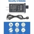 thumbnail image 2 of Replacement Yard Inflatable Adapter 12V 2A,Class 2 Power Supply Adaptor with 6.6ft Extension Cables,Class 2 Power Unit Transformer Plug for String Light Halloween Christmas Inflatable Decors Black, 2 of 4