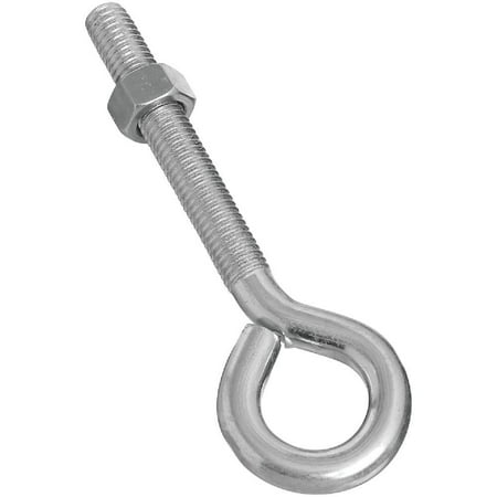 

10PK National 1/2 In. x 6 In. Zinc Eye Bolt with Hex Nut