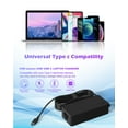 thumbnail image 6 of Universal 65W USB Type C Laptop Charger for HP Spectre/ Envy X360/ Elitebook, Lenovo ThinkPad/ Yoga, Dell Latitude/ Chromebook, Asus LG Gram Computer AC Power Adapter Cord, 6 of 7