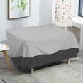 thumbnail image 4 of bedienty Chair Cover Furniture Storage Lounge Deep Seat Dustproof Foldable Covers Drawstring Protector Outdoor for Protection Grey + black 1Set, 4 of 6