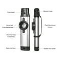 thumbnail image 4 of Eccomum Aluminum Alloy Kazoo Woodwind Instrument Musical Instrument for Beginners Silver, 4 of 5