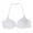 White, variant on Promotion Big Clear! Women's Comfort Halter Front-Close Elegant Back Push Up Everyday Bras Hanging Neck Bra