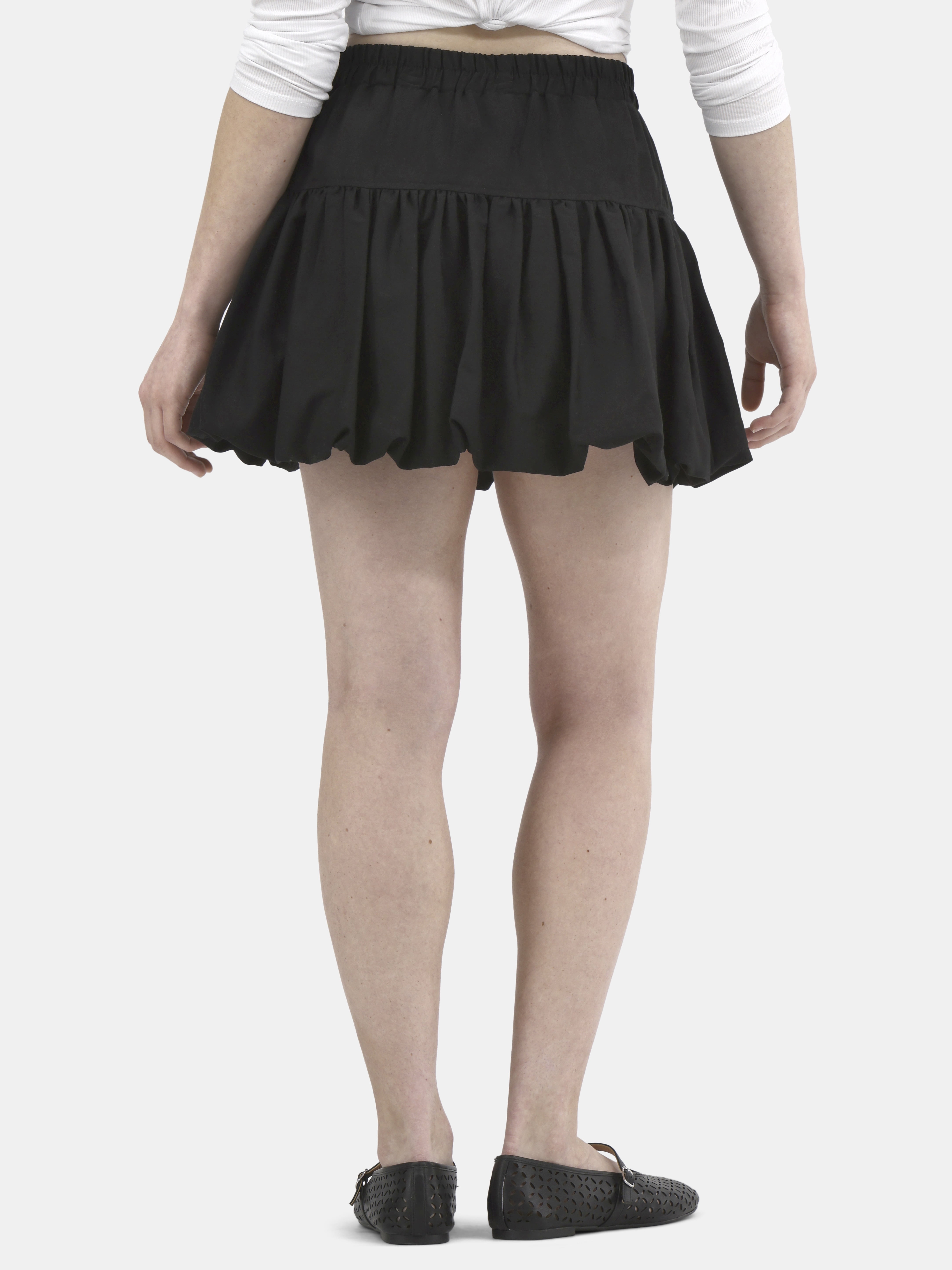 No Boundaries Bubble Mini Skirt with Bows, Women's