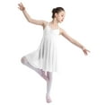 thumbnail image 4 of iEFiEL Girls Empire Waist Ballet Dance Dress Modern Lyrical Dance Costumes Dress, 4 of 7