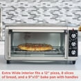 BLACK+DECKER 8Slice ExtraWide Stainless Steel/Black Convection