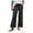Black, variant on Tanghaowl Women's Pants, Pants Women High Waisted Flare Wide Leg Capri Work Business Casual Ankle With Pockets Army Green XXL