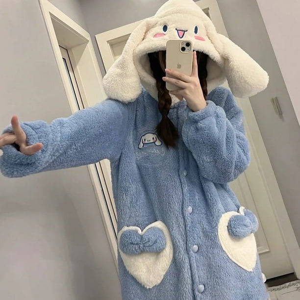 Pijama de mujer de invierno con forro polar grueso y forro polar coral para mujer