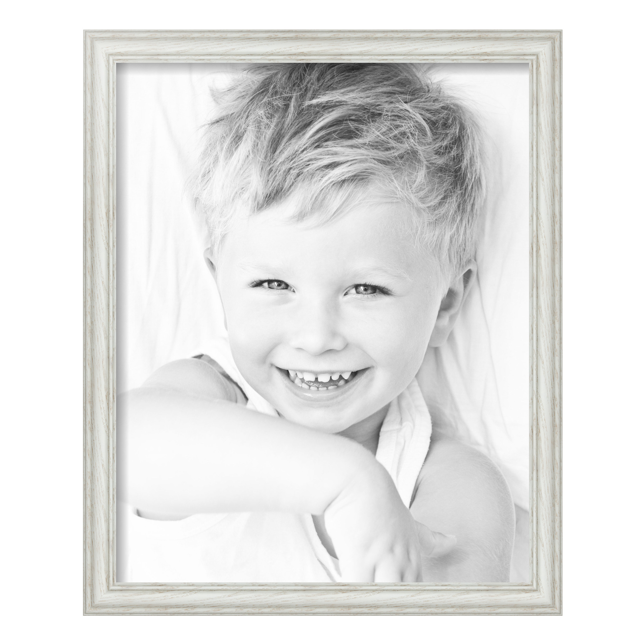 ArtToFrames 16" x 20" White Picture Frame, 16x20 inch White MDF Poster Frame (WOM-4098),  Pack