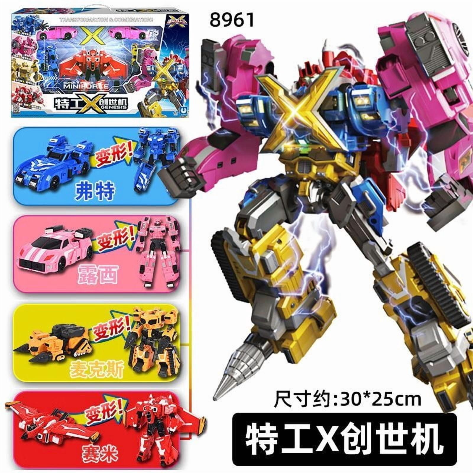 MiniForce X-Tron Ranger Vehicle Robot Car Bot Figure 4 in 1 Combiner