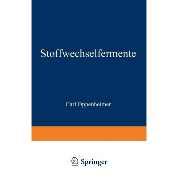 Stoffwechselfermente, (Paperback)