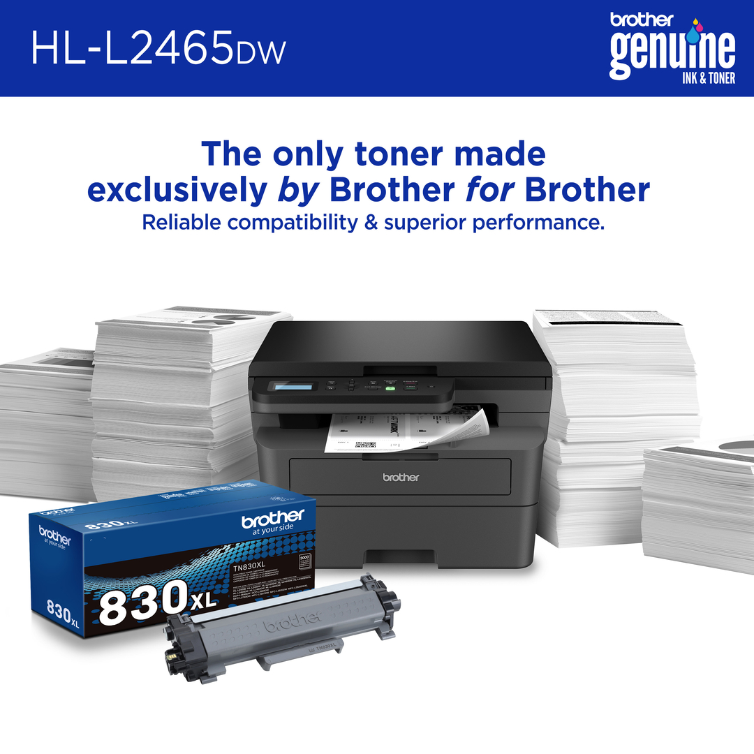 Brother HL-L2465DW Wireless Monochrome Laser Printer photo 4
