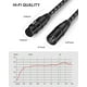 thumbnail image 5 of Funda XLR Cables VANDESAIL de 7,6 m para micrófono trenzado de nailon, paquete de 2, 5 of 8