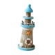 thumbnail image 3 of Faro de madera decorativo, figura de faro, diseño vintage, 19 cm Boya salvavidas, 3 of 9