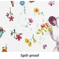 thumbnail image 6 of Easter Tablecloth, Fabric Spring Floral Easter Coloring Eggs Bunny Rectangle Table Cloth For Easter Dining Room Decorations, Waterproof Wrinkle Free Easter Tablecloth Rectangle 60 X 120 Table Cover, 6 of 6