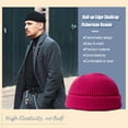 thumbnail image 4 of Sonducket Gorro de invierno Gorro de cabeza corta Gorros Hombres Mujeres Sombreros Patinaje Viajar Sombreros Rosa roja Sonducket AP010504-16B, 4 of 6