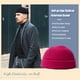 thumbnail image 4 of Sonducket Gorro de invierno Gorro de cabeza corta Gorros Hombres Mujeres Sombreros Patinaje Viajar Sombreros Rosa roja Sonducket AP010504-16B, 4 of 6