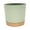 Light Green, variant on 10 inch Pot, Indoor with Drainage Holes and Saucer, Self Watering Planter with Drainage Hole and Saucer, Modern Decorative Flower Pot for Indoor Outdoor Plants(White)