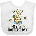 thumbnail image 3 of Inktastic My 1st Mothers Day Boys Boys Baby Bib, 3 of 4