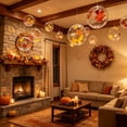 Fall Maple Leaf Bobo Ball Party Decor Set, 10 Pack Clear Bobo Balloons ...